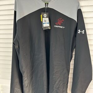 Under Armour Black & Gray Osprey Half-Zip Jacket
